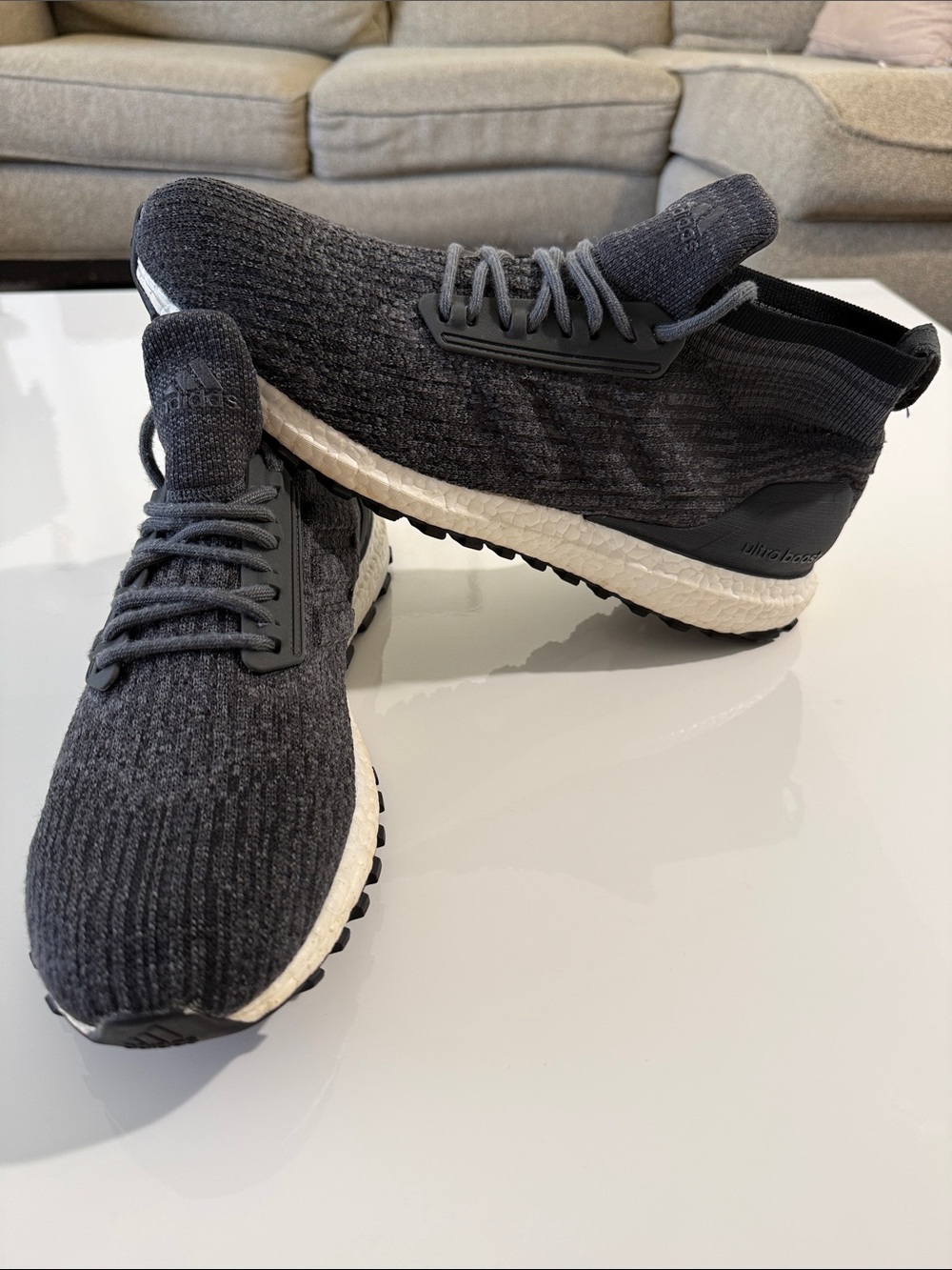 adidas UltraBOOST All Terrain Mens Oreo Black Trainers Sz 12